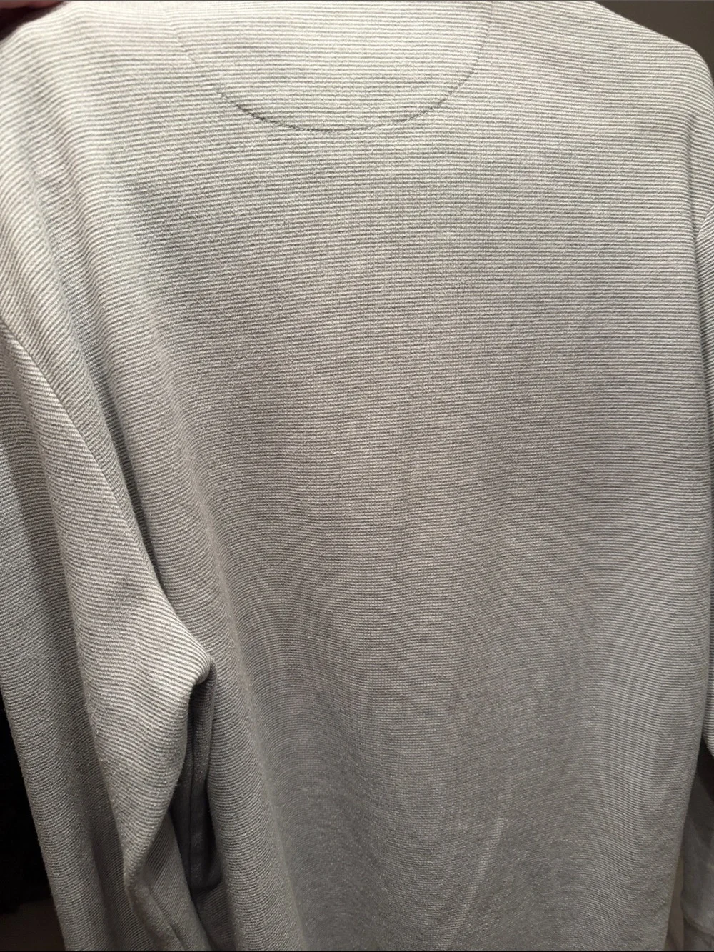 Vineyard Vines Light Gray Quarter-Zip Pullover